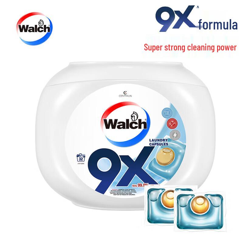 

Walch 9X Antibacterial Laundry Pods