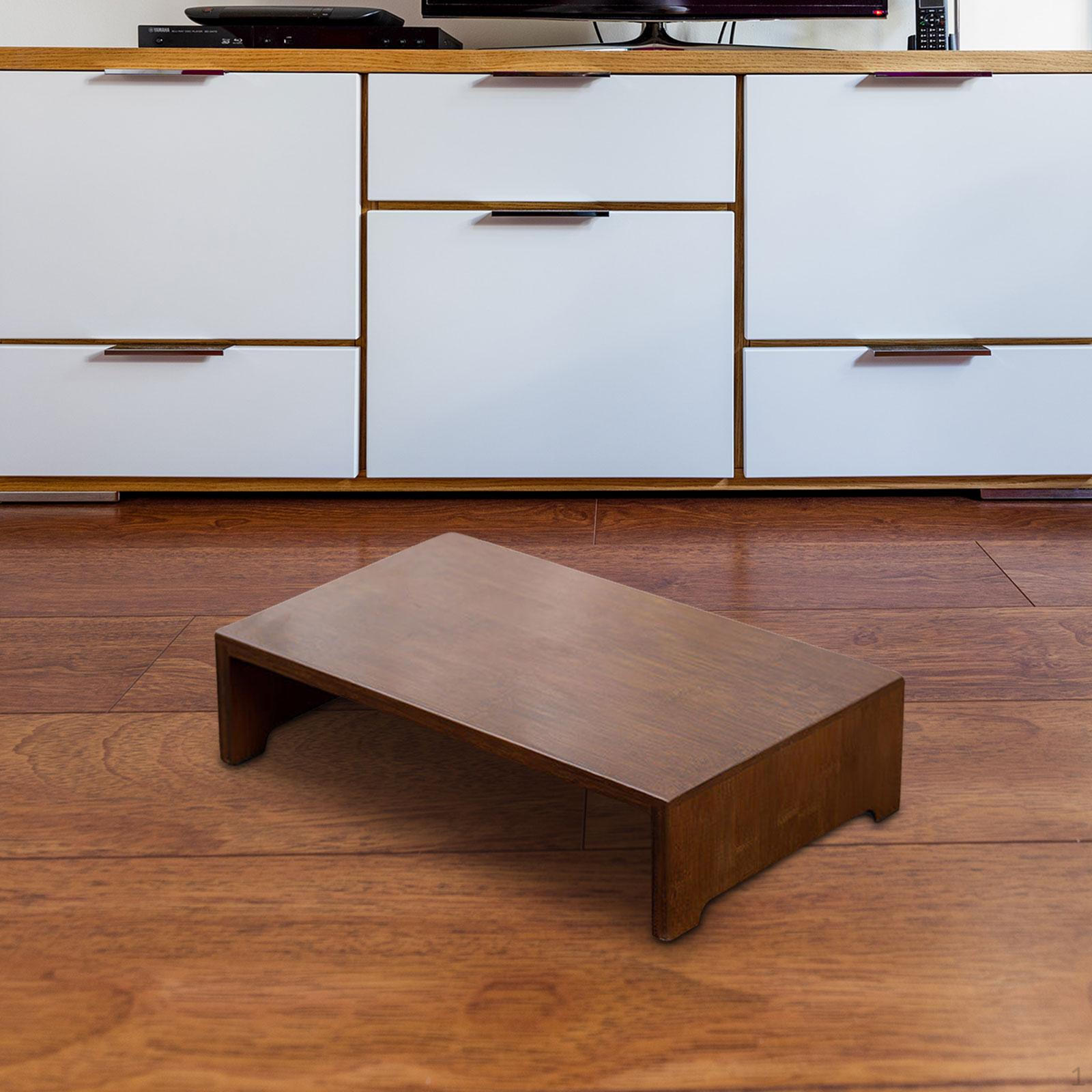 Низкий табурет из , подставка для ног, универсальный, удобный, под стол, ступенька для Dark Brown