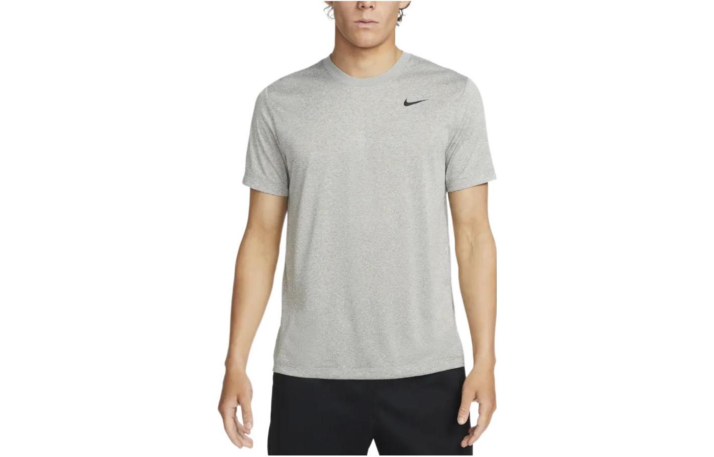 Nike T Shirts Men s Gray Crew Neck Straight Fit DX0990-063 M