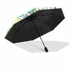 1pc Keroppi Frog Automatic Folding Umbrella - Portable 3-Fold Design with Iron Frame, Perfect for Outdoor Use, Festive Gifts, Travel, Daily Use, Suita