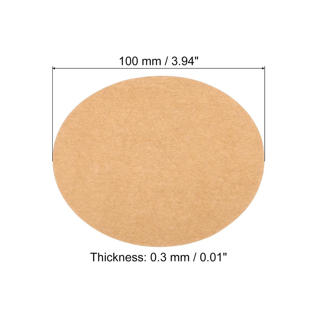 50Pcs 0.3mm Thick Round Cardboard Paper Blank Disc Circles Slices for Party Decorations DIY Craft Arts Drawing Painting Writing