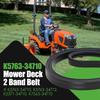 Mower Deck Band Belt For RCK60 RCK60B 60Inch Mower Deck Direct Replacement K5763 34710 Restores Cutting Performances
