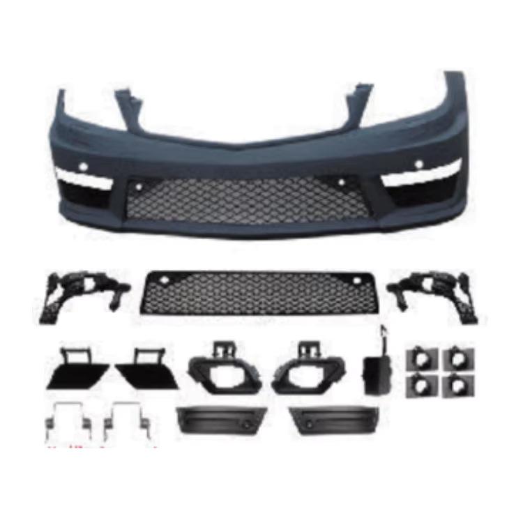 Rear Diffuser with Pipes for Mercedes GLC63 AMG Coupe