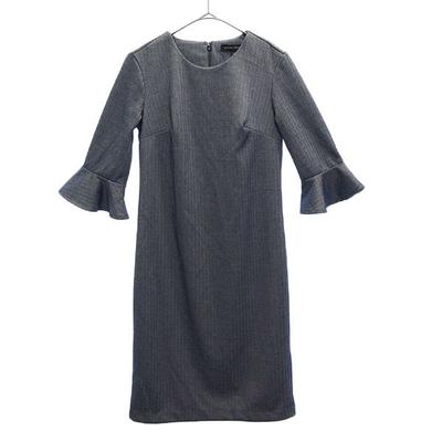 Unused Overall Handle Long Sleeve One Piece Gray Women Used