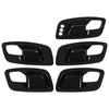 Inner Door Handle Bowl Cover Trim Car Interior Decoration Replacement for Dodge Charger 2011‑2021Bright Black