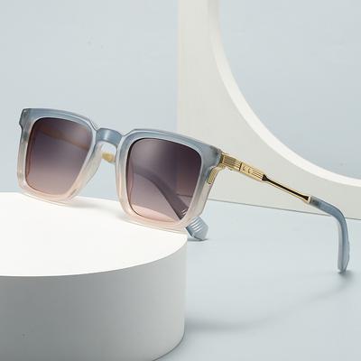 Classic Vintage Square Sunglasses Women Men Punk Steampunk Driving Shades UV Protection Luxury Brand Designer