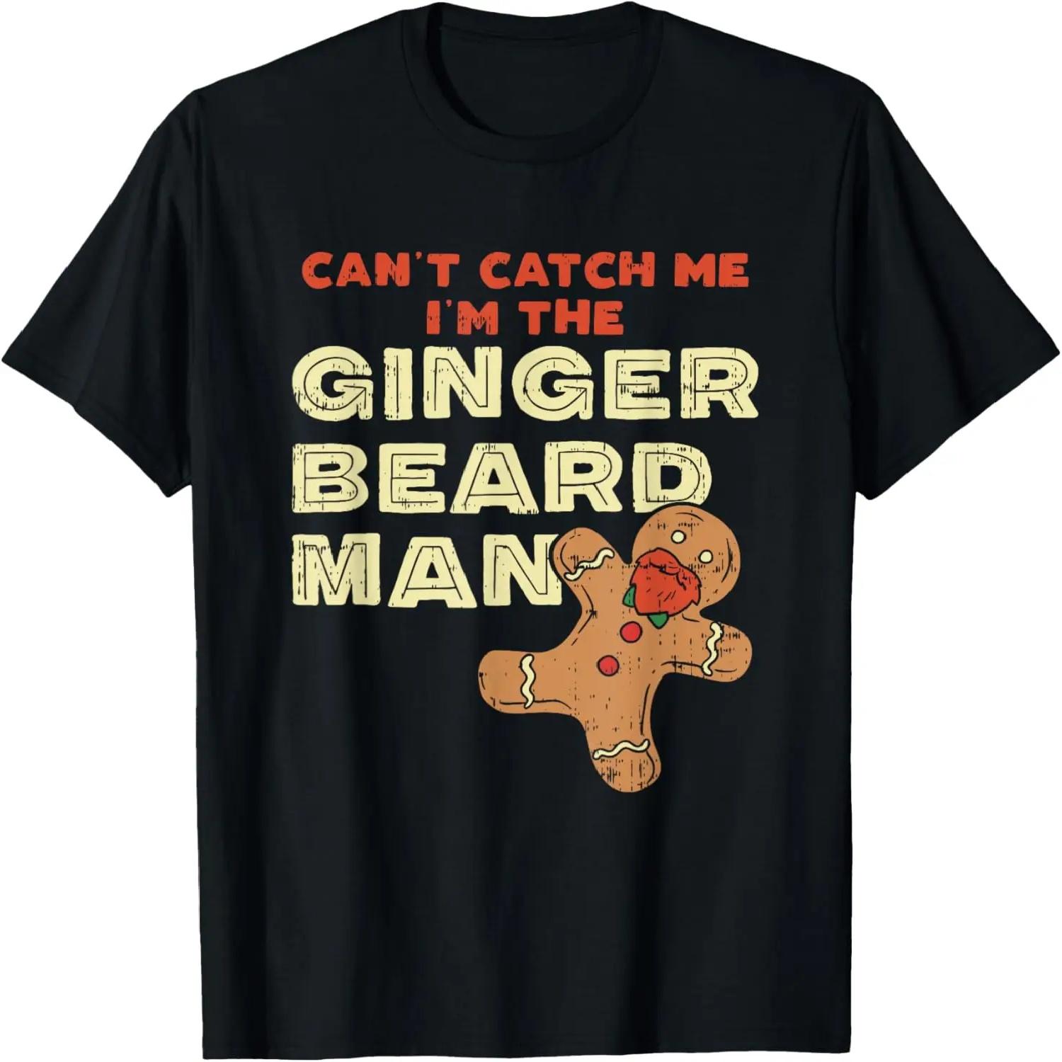 

Ginger Beard Man Shirt, Funny Gingerbread Man T-Shirt XXXXXL чорний