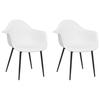 VidaXL 2x Chaises de Salle à Manger Sièges de Cuisine Chaises à Dîner Chaises de Repas Fauteuils de Cuisine Maison Intérieur 338073