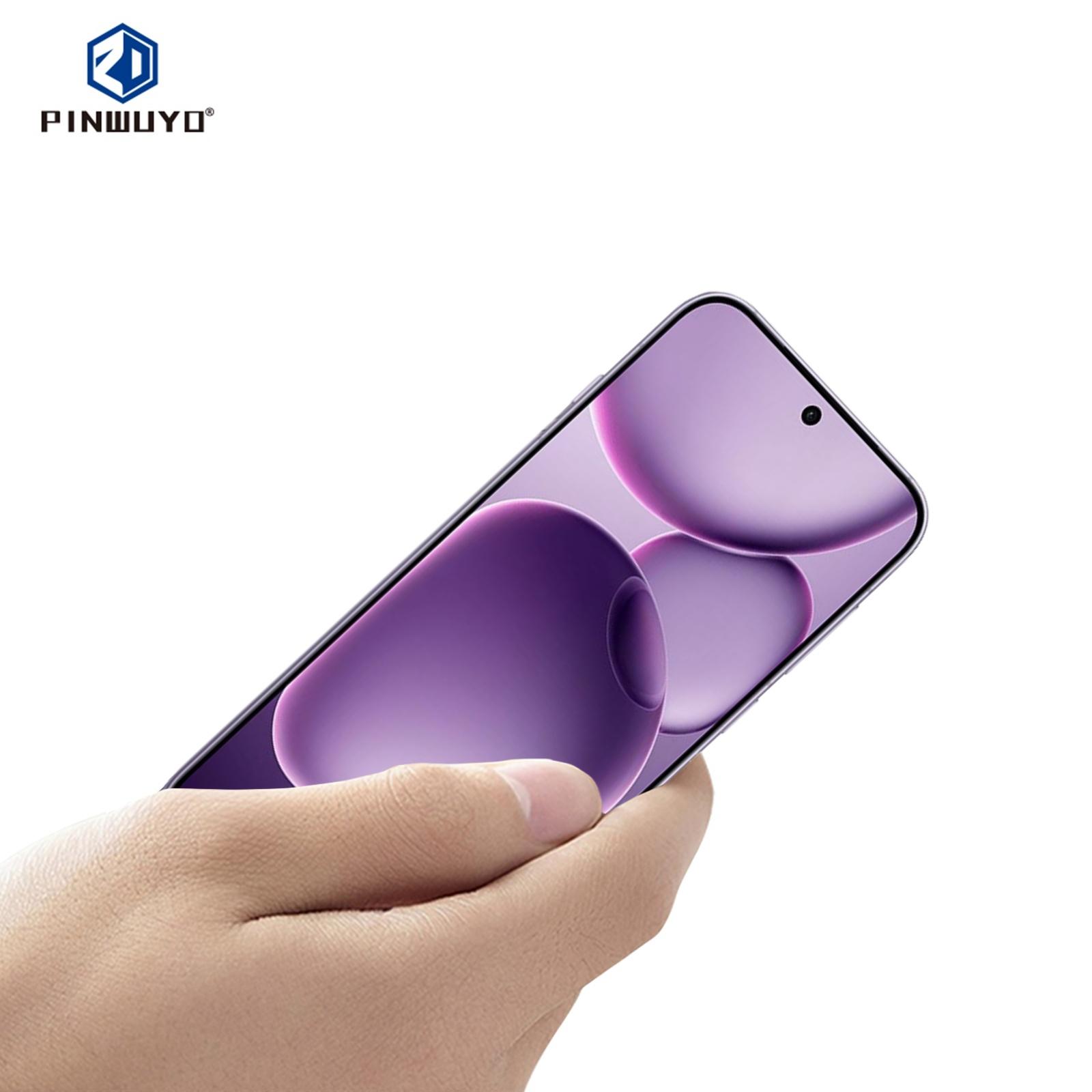 

For Oppo Find X8s+ 5G Tempered Glass Film PINWUYO JK Series-2 9H Full Screen Protector Black