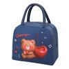 Bento-Tasche mit Reißverschluss, verstärkter Griff, großes Fassungsvermögen, niedliche Cartoon-Thermo-Lunchtasche, hält Ihre Lebensmittel stundenlang frisch