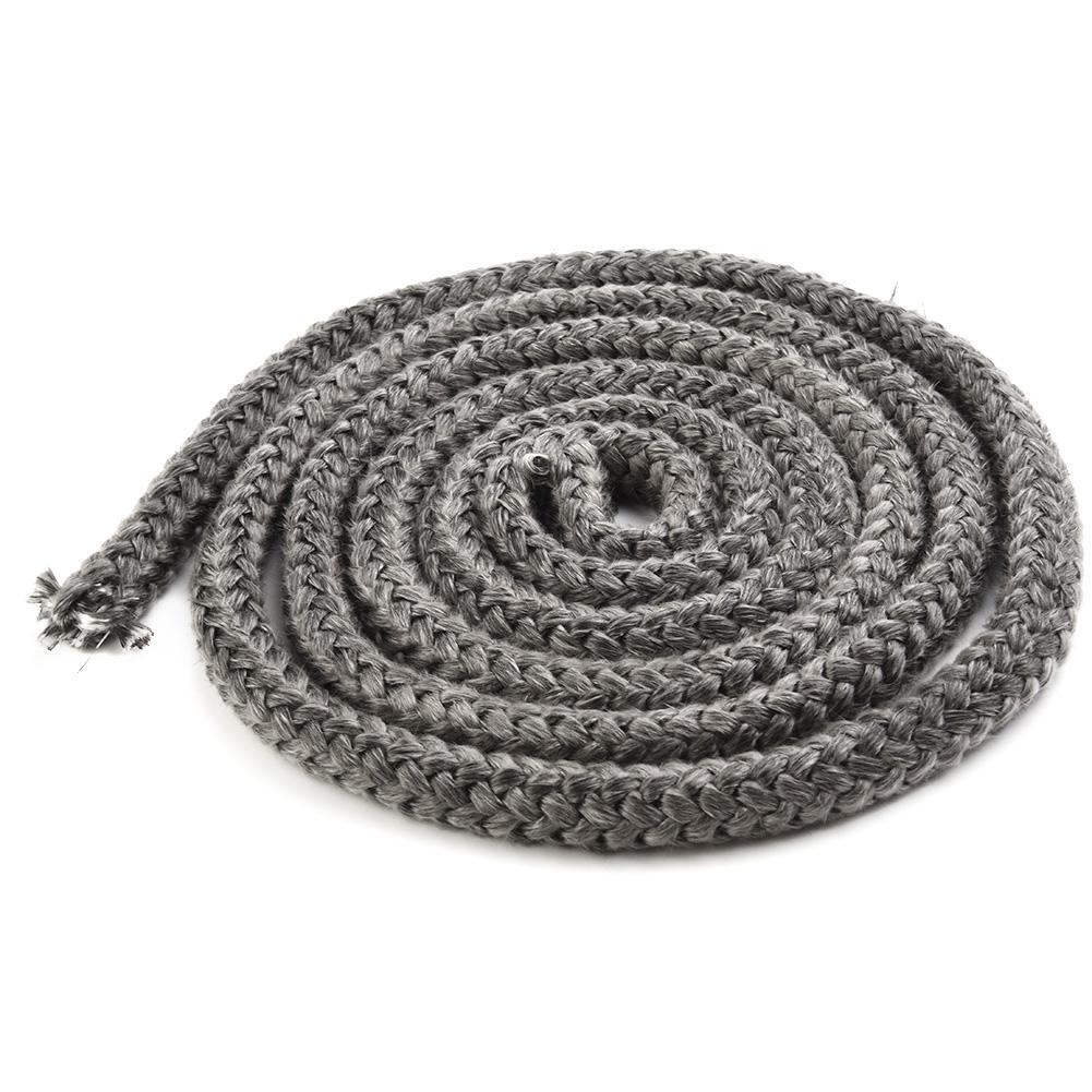 2M Stoves Sealing Ropes Wood Burning Fireplaces SelfAdhesive Fiberglass Sealing Cord Black Gasket Tape For Home Heating