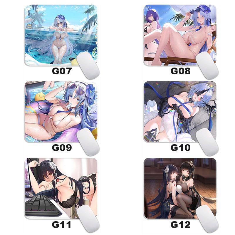 Anime Standard Mouse Pad Azur Lane Ulrich Alsace Azuma Small Gaming Mousepad Travel Mouse Mat Plymouth Non-Slip Office Mousemats
