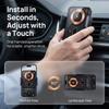 Black Car Phone Mount 15W Fast Charging Vent Clip Phone Mount Universal Car Phone Holder