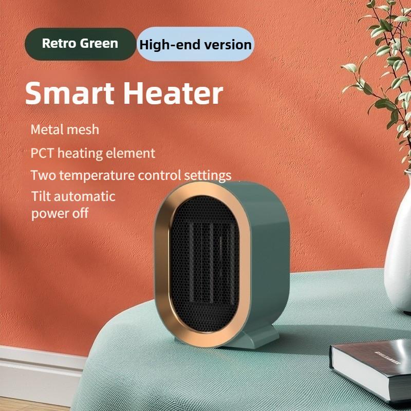 Intelligent Warm Air Blower High Power Household Electric Heater Winter Office Small Desktop Ceramic PTC Heating Fan