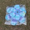 Lawn Decoration Spinner Two Layer Pinwheels with Stakes Eye Catching for Garden
