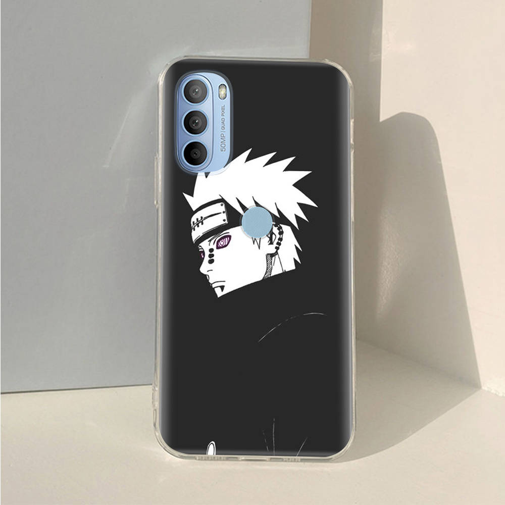 AD77 Naruto Akatsuki Clear Case for Samsung A04 A14 A23 A34 A54 M23 M33 M52 M53 Realme 10 9 C30S C35 C55 VIVO Y02 Y21 Y33S Y51 X80 V25 Cover
