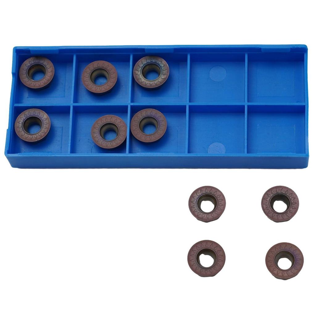 10Pcs Lathe Tool RPMT1204 VP15TF Internal Round Carbide Insert RPMT 1204CNC