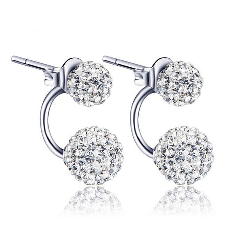 Rear Hanging Women's Stud Earrings
