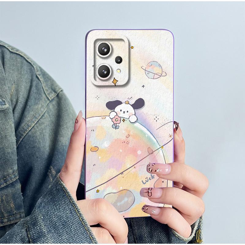 

For Realme 9 5G RMX3474 9Pro 5G Phone Case 9 Pro RMX3471 RMX3472 Capa Soft Silicone Sweet Painted Flower Printed Fundas Covers Realme 9Pro 5G
