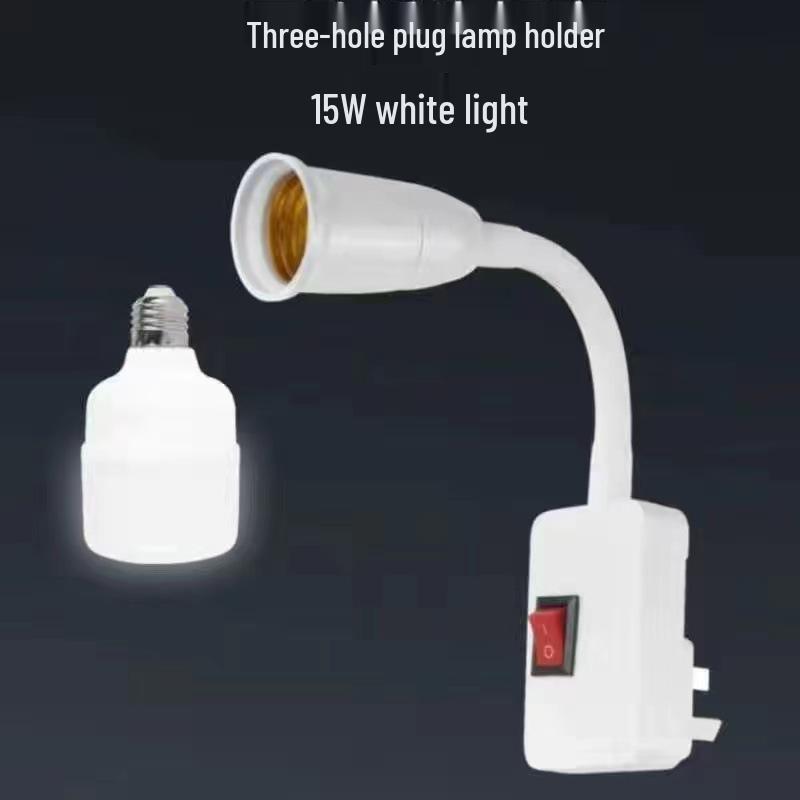 LED Energiesparendes Superhelles Schlafzimmer-Nachtlicht zum Einstecken Nachttisch-Wandleuchte mit Schalter