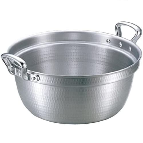 Akao Aluminum DON Hammered Round Pot, 36cm, Aluminum Alloy, Aluminum Die-Cast Handle, Japan, AEV02036