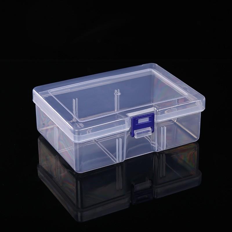 Container Storage Box Dustproof Organizer Necklaces Earrings Transparent