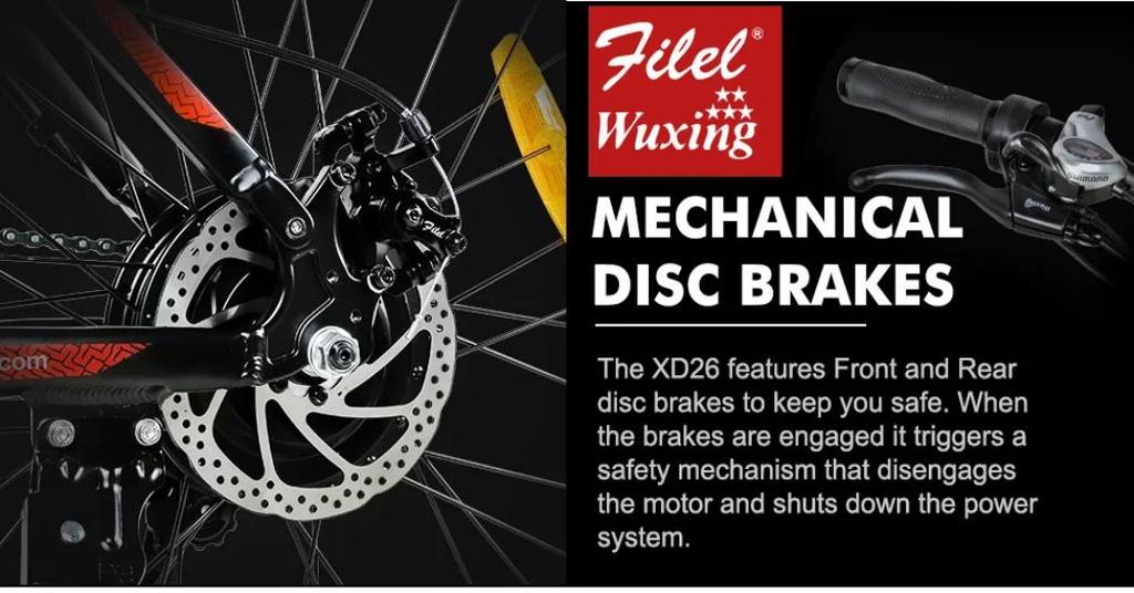 Samebike XD26 Electric Bicycle 26" Mountain Moped 750W 14AH Lithium Battery 40km/H Men's Road EBike Off Road MTB For Adults