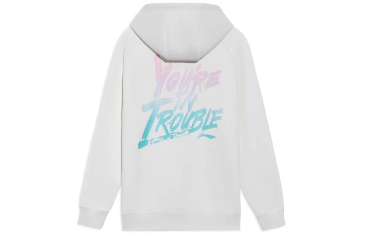 Li Ning Sports Basketball Collection Sweatshirt Unisex White AWDS103-2 L
