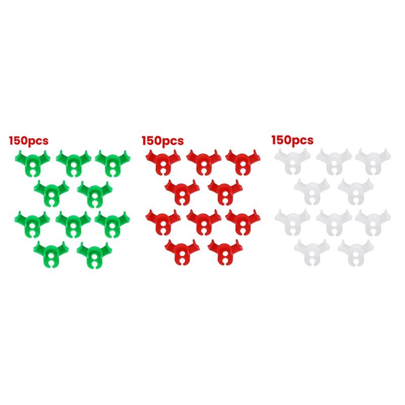 AD23-150Pcs Plant Clips Bending Tool For Flower Vines Low-Pressure Training 90 Degree Stem Support