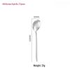 Long-Handled Korean-Style 304 Stainless Steel Spoon & Fork Set: Dessert, Tea, Coffee, Stirring, and Soup Utensils