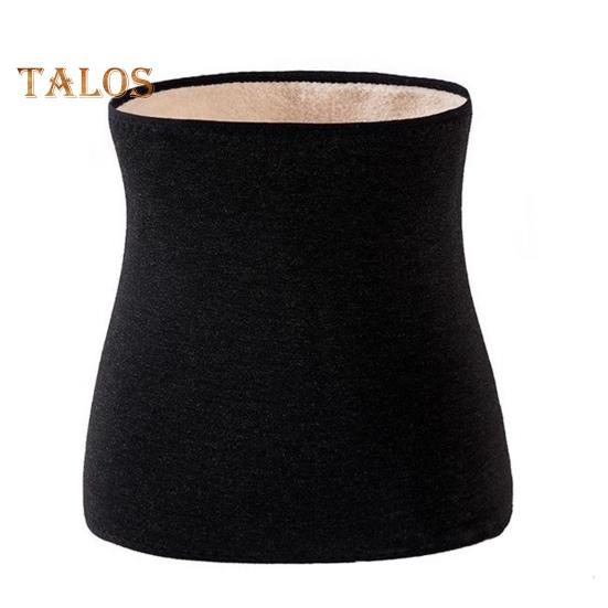 

Теплый кашемировый пояс для талии, зимний термобелье, поддержка поясницы, пояснично-желудочная защита для женщин, облегчение менструальной боли M чёрный