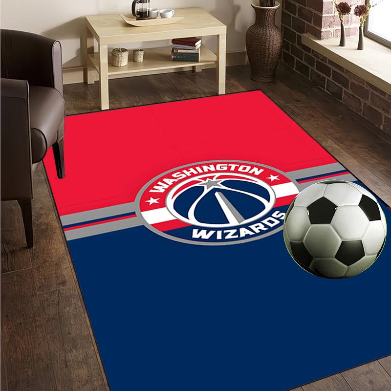 Washington Basketball Logo Rug Office Carpet Non-Slip Mat, Chair Rug Floor Covering for Gaming, Bedroom, Living Room , Home Decor Christmas Gift