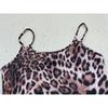 Women's Summer Leopard Print Sexy Halter Top