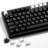XVX "Minimalist Black" Keyboard Keycaps: Japanese, Korean, and Russian Engraved Opaque Black/White PBT.