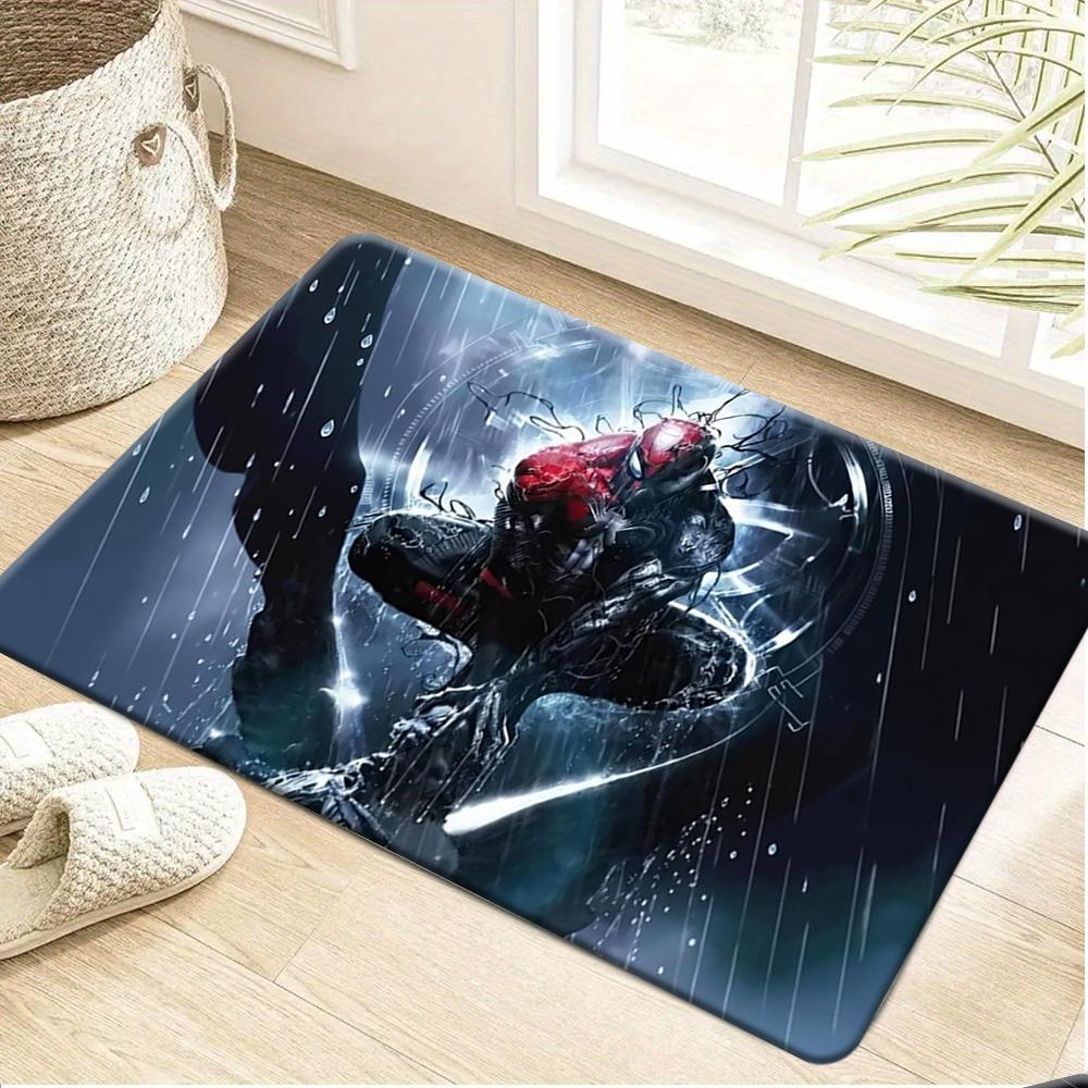 1pc Floor Mat, Designed with Superhero & Classic  Heroes Theme, Multiple Sizes, Suitable for Living Room, Bathroom, Kitchen, H 40cm x 60cm