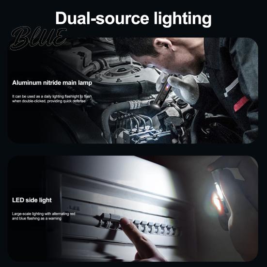 Compact Design Pocket Flashlight Mini Rechargeable High Lumens Super Bright Multiple Multifunctional Keychain Lighting Modes Waterproof Tactical