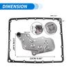 UXCELL TK1230 Car Transmission Filter Oil Pan Gasket Kit for Nissan 240SX Base, LE, SE 2.4L L4 No.3172841X00