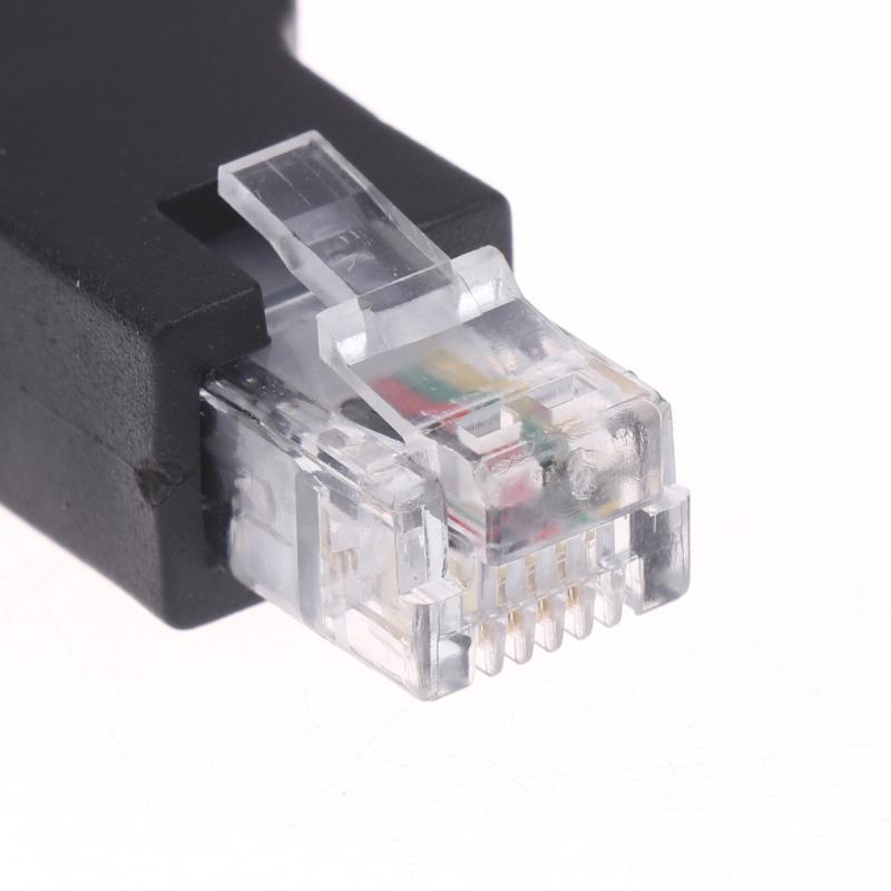 1/2Pcs 6P4C Male To 4 Pin Screw Terminal Converter Rj11 Ethernet Connector For Phone Receiver Extend Cable Adapter