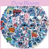 Colorful 50pcs Lilo Stitch Stickers Ideal For Decorating Laptop And Skateboard