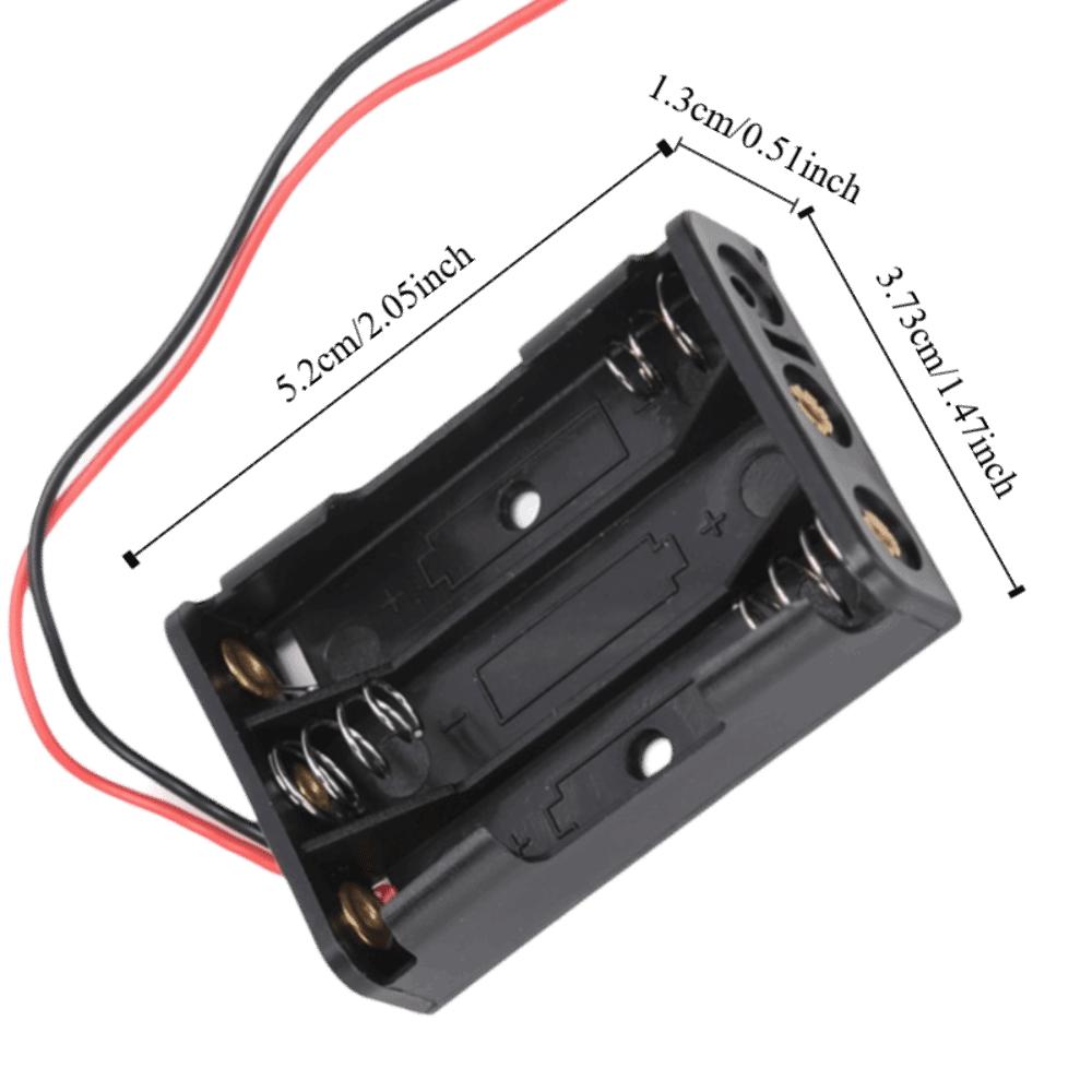 10Pcs 2x 1.5V AAA Battery,Holder 2x AAA Battery Case Battery Box  Remote Control