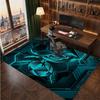 Norwich City Football Print Crystal Velvet Rug, Comfortable Water Absorbent Non Slip Indoor Floor Carpet