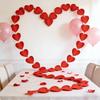 2m 6.5ft Heart String Romantic Valentines Day Decoration Hanging Love Streamer  Birthday Party