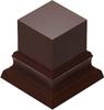 Green Stuff World Display Square 3cm X Hazelnut Hobby Stand, Pillar, 3cm, Brown, Accessory, GSWD-5804