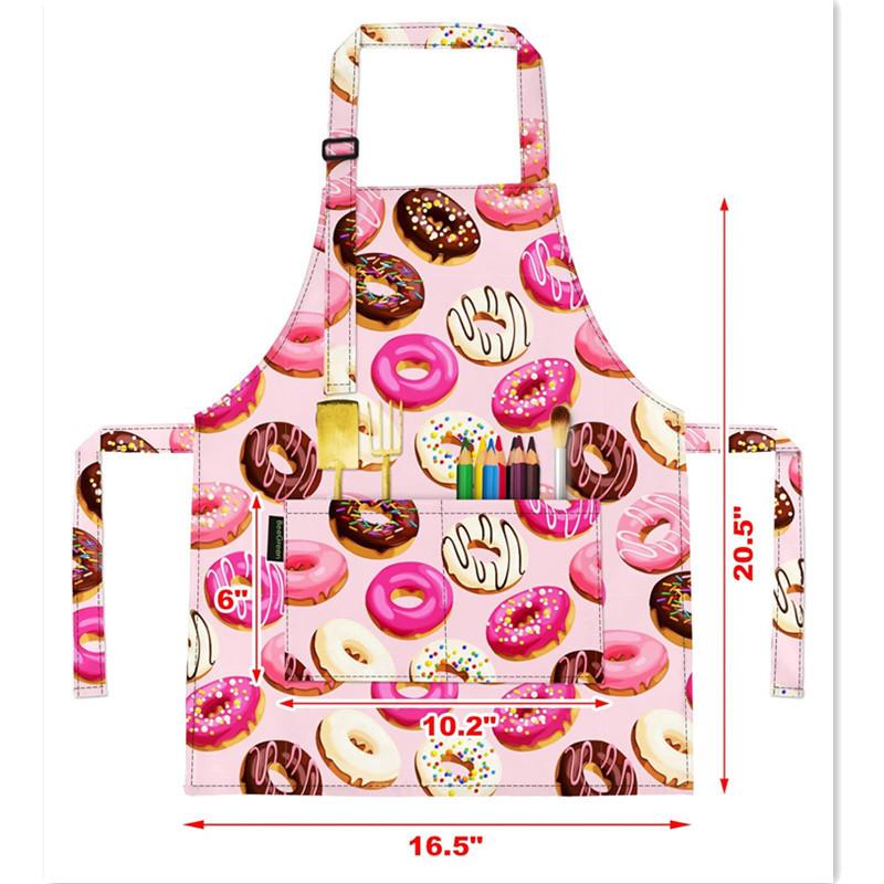 Kids Art Smock Waterproof Apron Polyester Anti Stain Painting Craft Kitchen Classroom Toddler