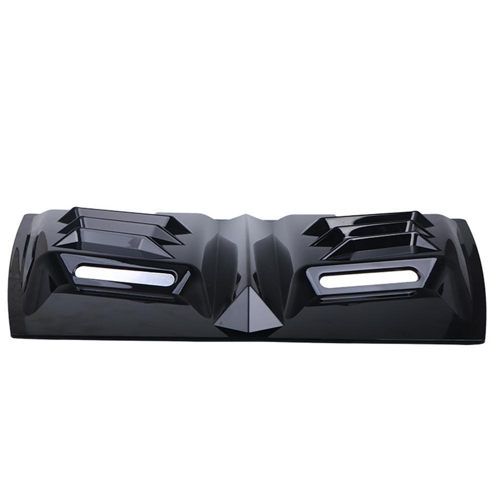 Glossy Black Universal Car Exterior Hood Vent Scoop Cover Air Intake Grille Inle
