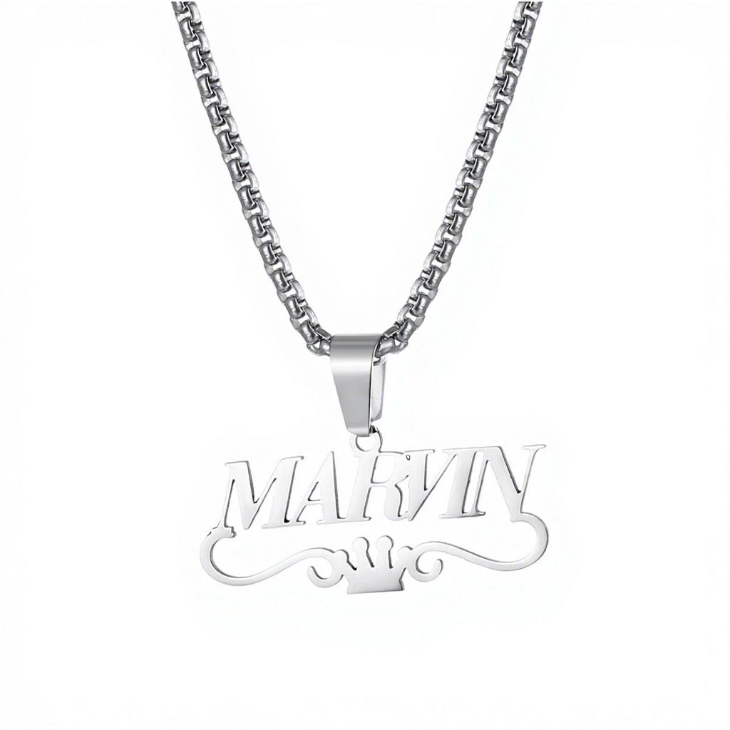 18k Gold Plated Custom Stainless Steel Sports Fans Letter Lakers Necklace 60cm