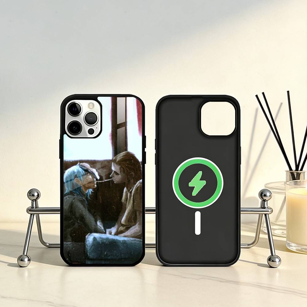 Game Sally Face Phone Case For iPhone17,16,15,14,13,12,11 Plus,Pro Max Magnetic For Magsafe Wireless Charging
