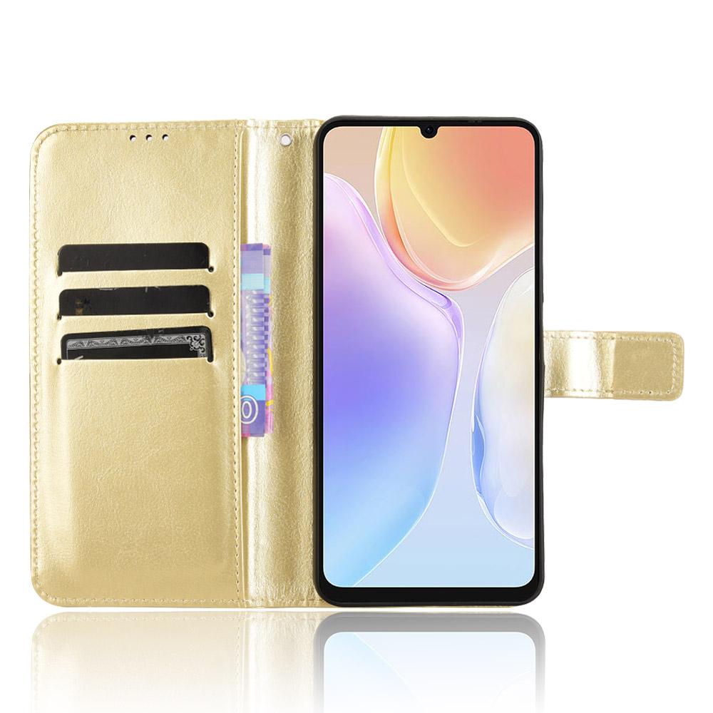 Für Meizu Note 21/Ulefone Note 20 Pro Hülle Crazy Horse Textur PU Leder Handy Brieftasche Hülle