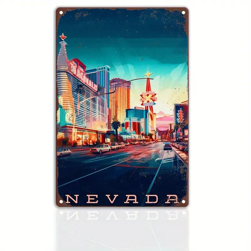 Retro Metal Sign Travel The World VENICE CANADA TORONTO  Vintage Poster Home Bar Room Pub Cafe Club Hotel Wall Decor Plate