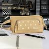 Basic Pencil Case With Large Openings For Stationery Storage And Organization For Students And Adults
